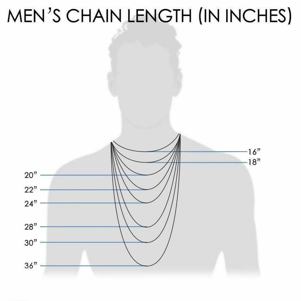 14k Gold Chain Jesus Cross Charm Solid Cuban Curb 5mm 20" - 26" Inch SET Necklace - GoldenlinQ