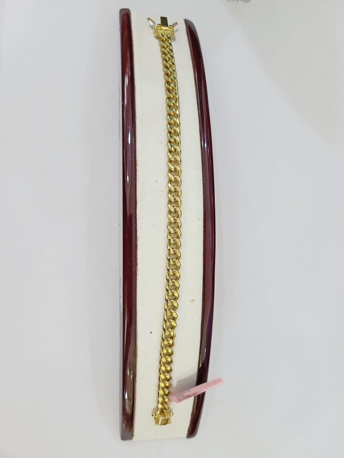 14K Gold Miami Cuban Bracelet 7" Inch 6mm Box Clasp Link men women, REAL 14KT - Reva Jeweler