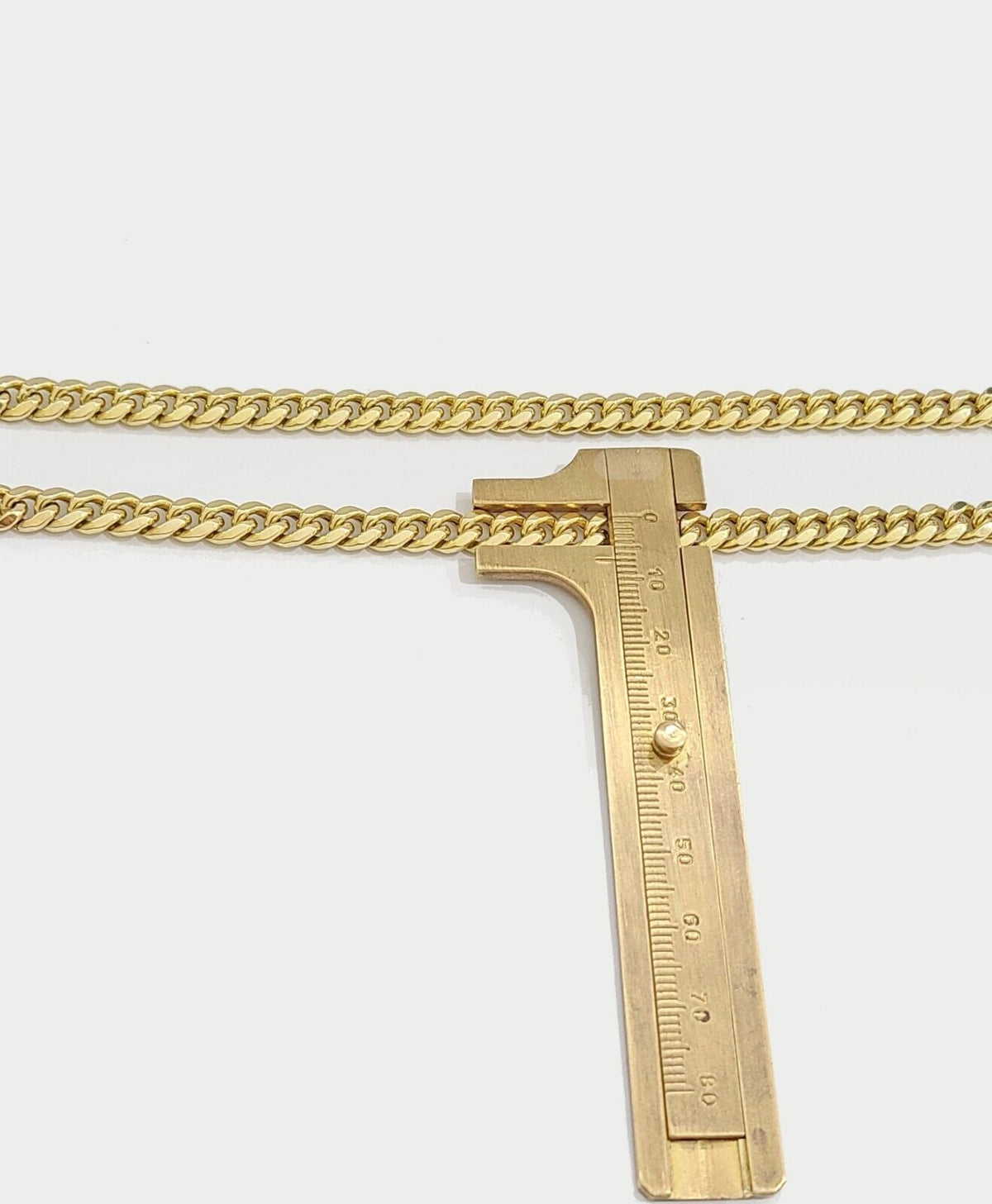 14k Yellow Gold Miami Cuban Link Chain 7mm 20" Necklace Box Lock REAL - GoldenlinQ