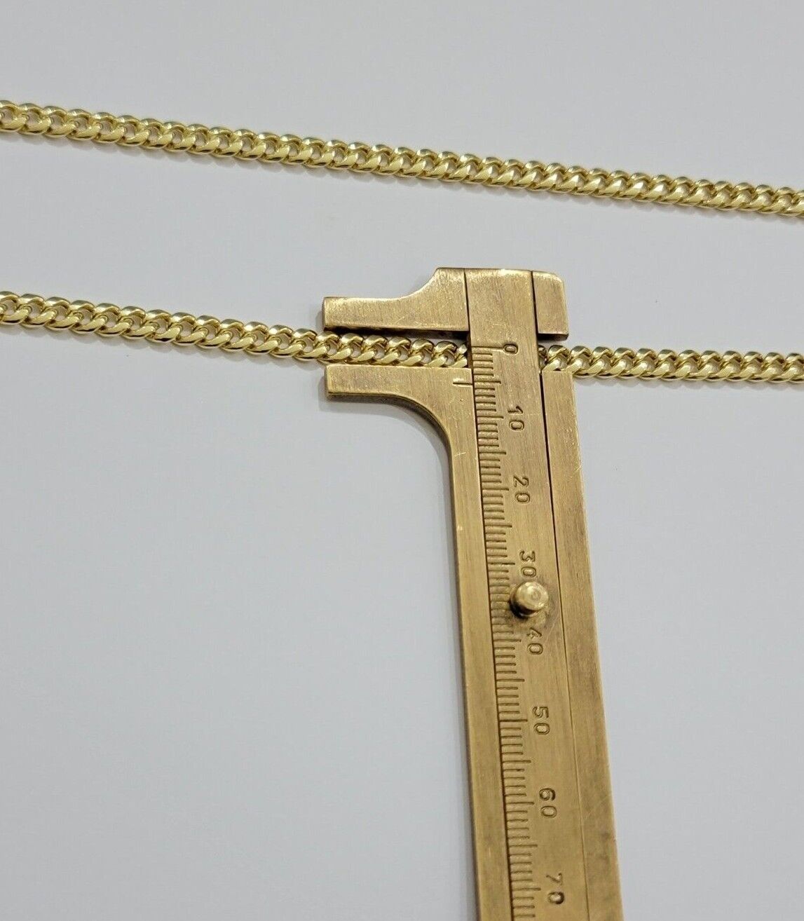 14k Yellow Gold Miami Cuban Link Chain Necklace 18'' 20" 22'' 24'' 26" Inch 5mm - Reva Jeweler