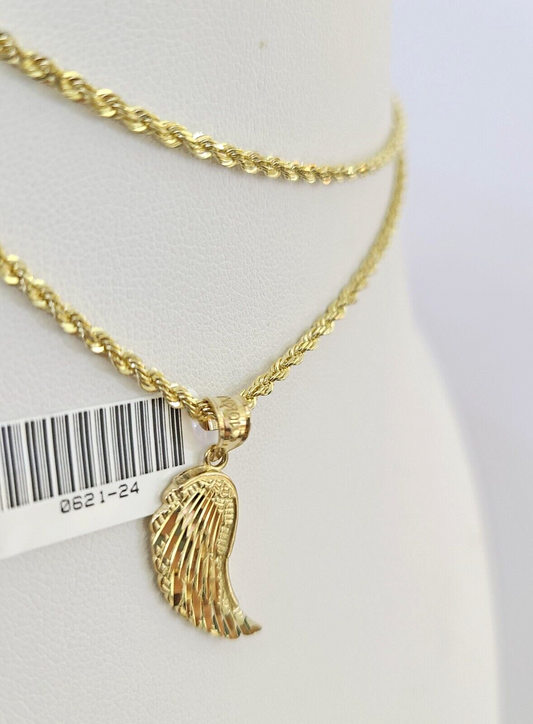Angel Wings pendant flat lay