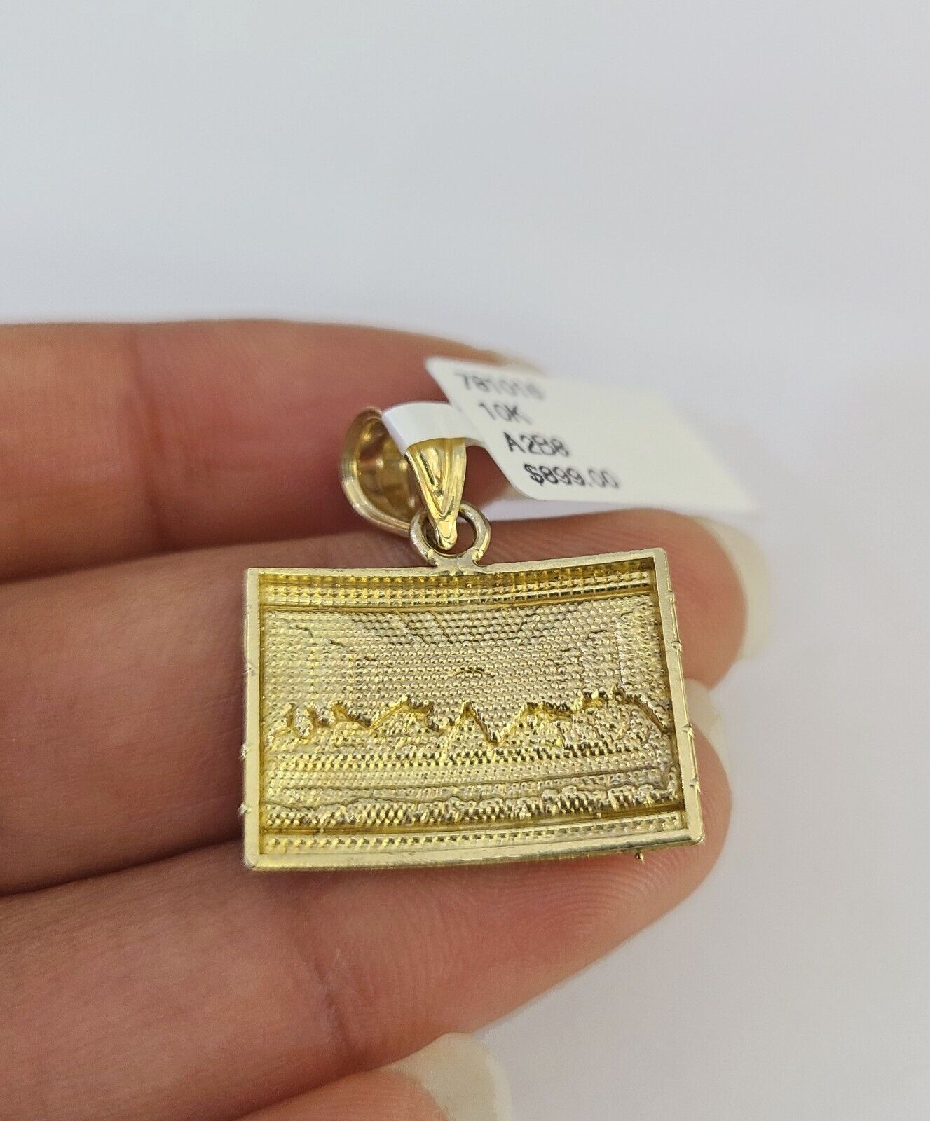 Angled Last Supper with 2mm Cuban chain