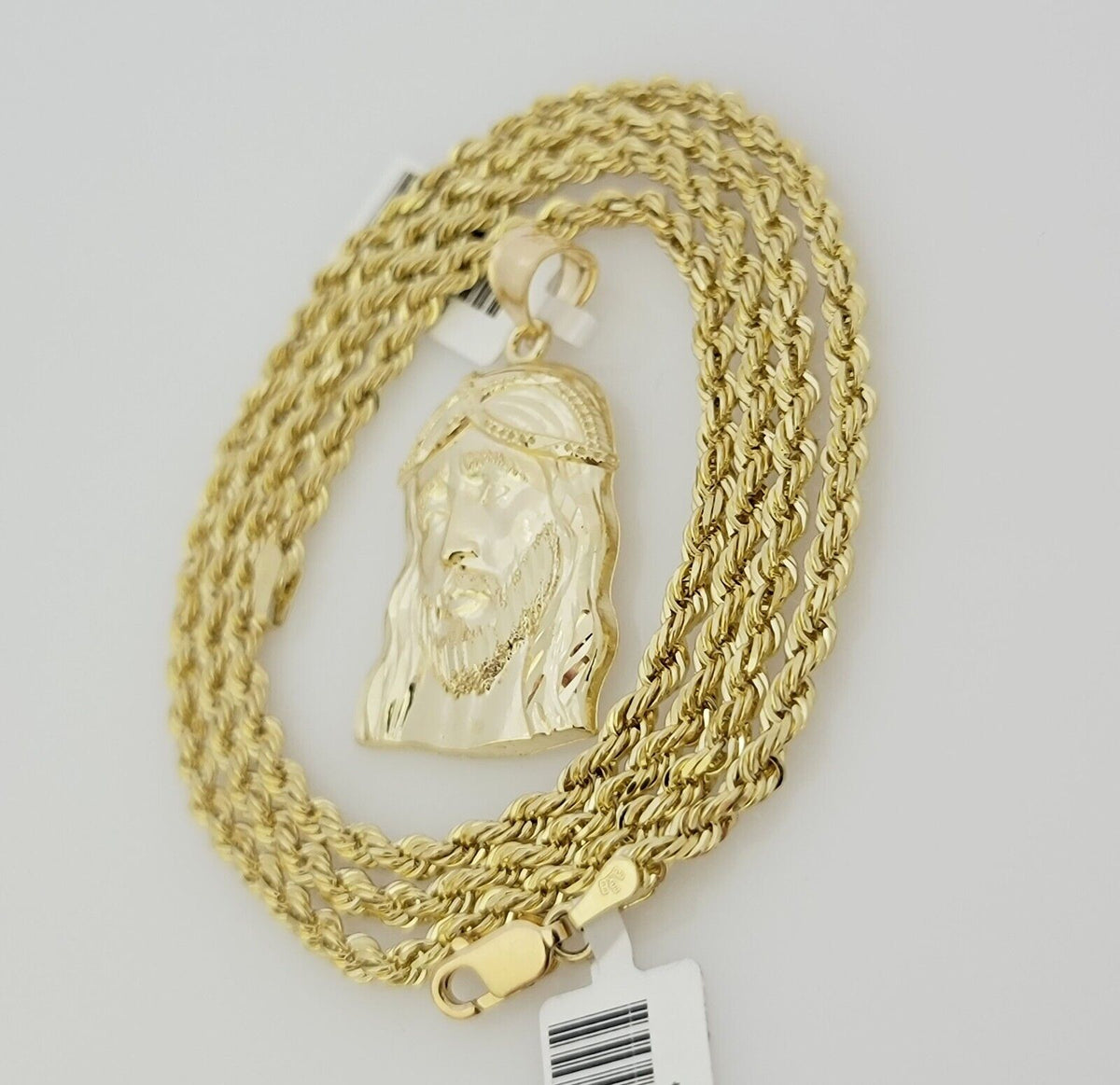 Jesus Head Pendant Size Guide