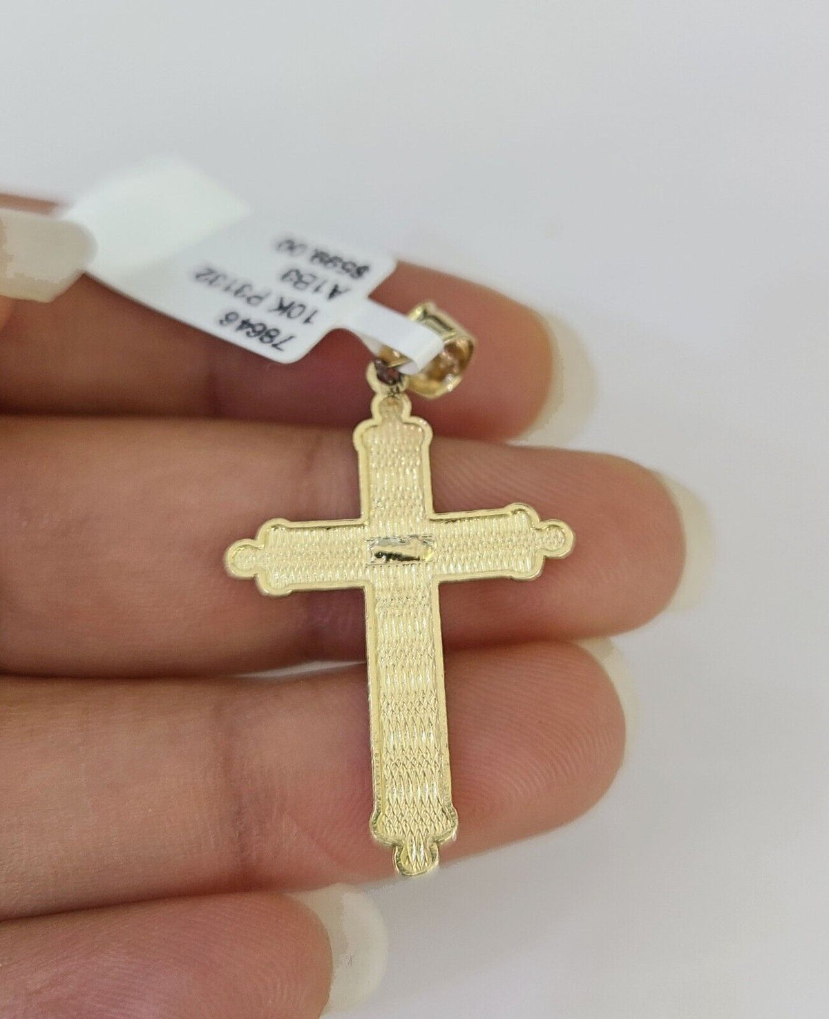 Jesus Cross necklace worn