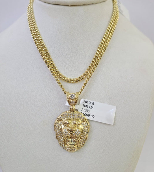 Full roaring lion chain view