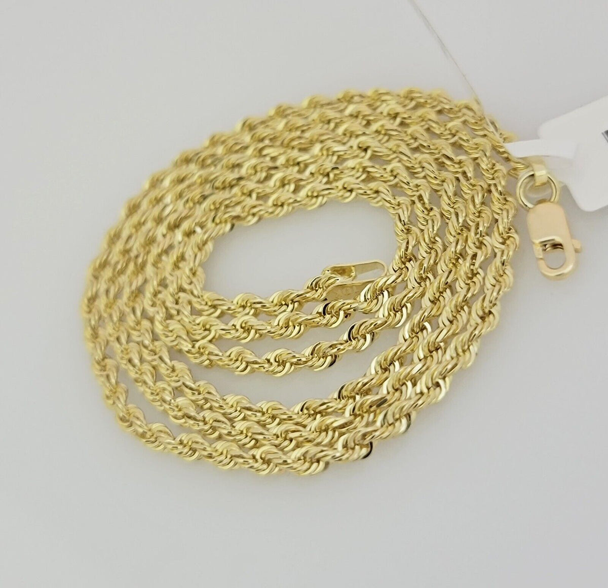 2.5mm rope chain full view