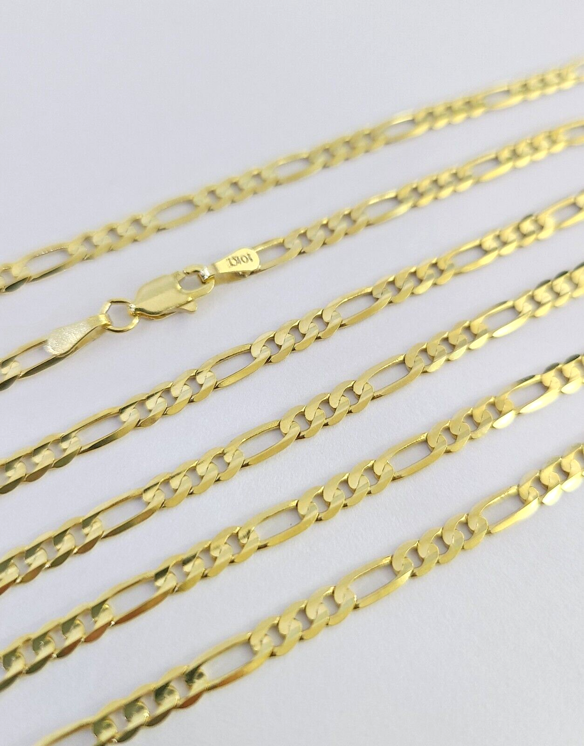3mm Figaro chain side profile