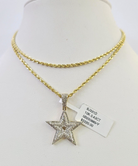 10k Star Diamond rope chain