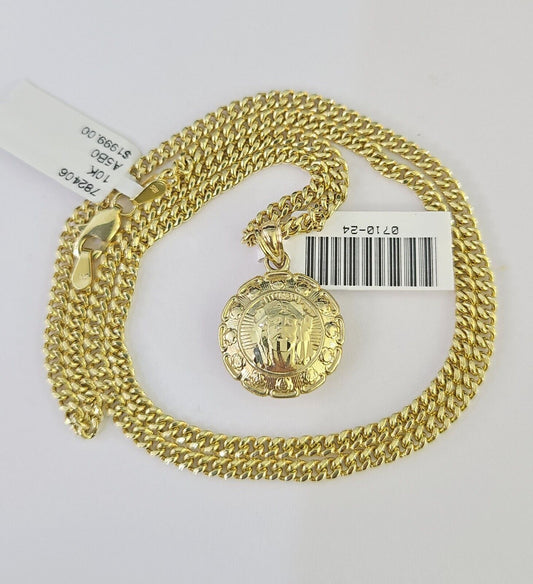 Full Jesus & Mary necklace