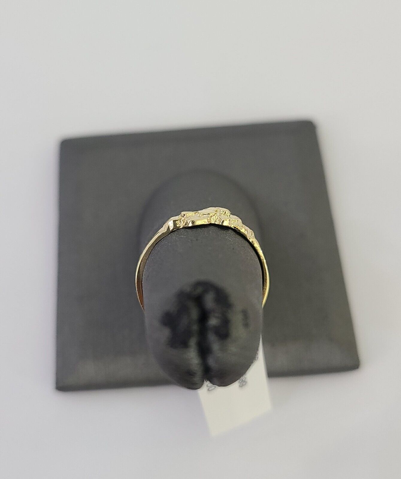 Real 10k Yellow Gold Nugget Ring / Casual band / All Sizes