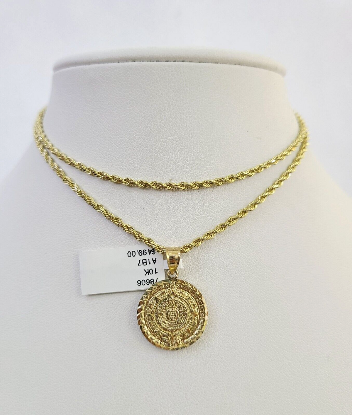 10k Mayan Calendar rope chain