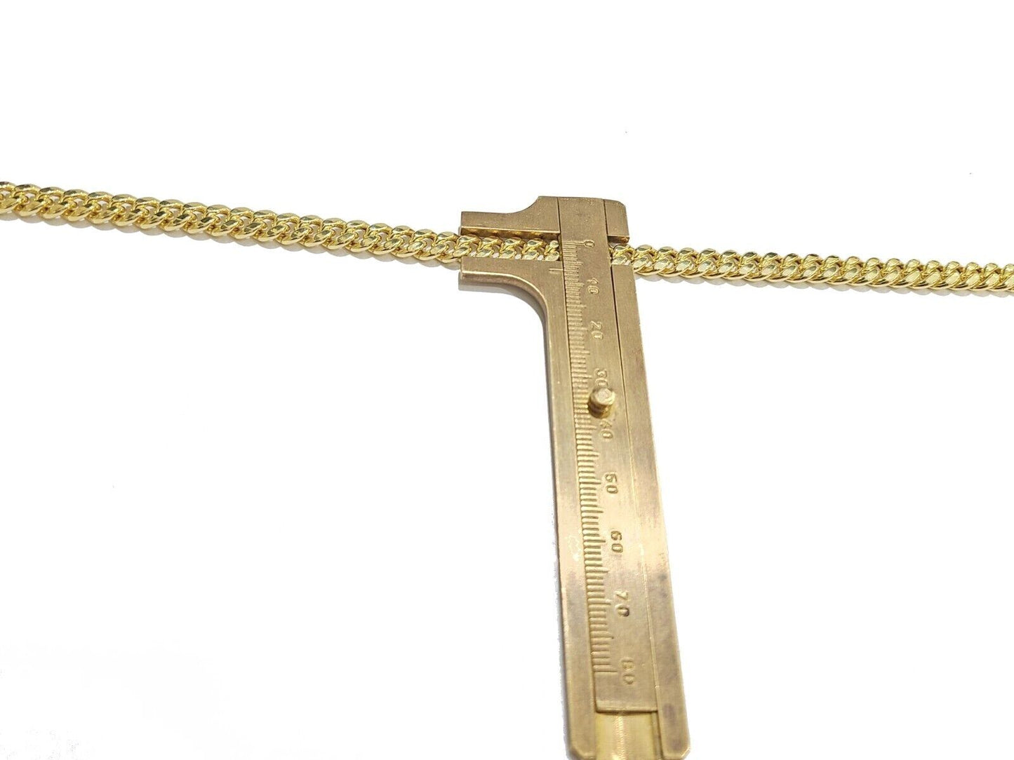 Real 10K Yellow Gold Miami Cuban Chain 7mm Necklace 20 - 30'' Inches Box 10kt - GoldenlinQ
