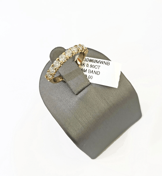 REAL 14k Yellow Gold Diamond Ladies Ring Women Engagement Wedding - Reva Jeweler