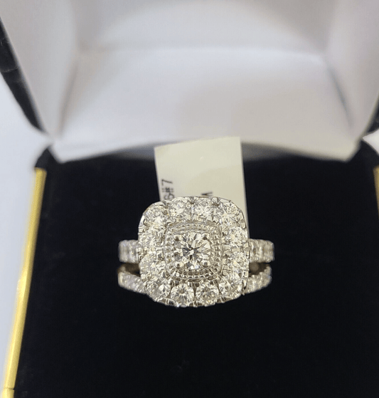 Real 14k Yellow Gold Diamond Ladies Ring Women Engagement Wedding - Reva Jeweler