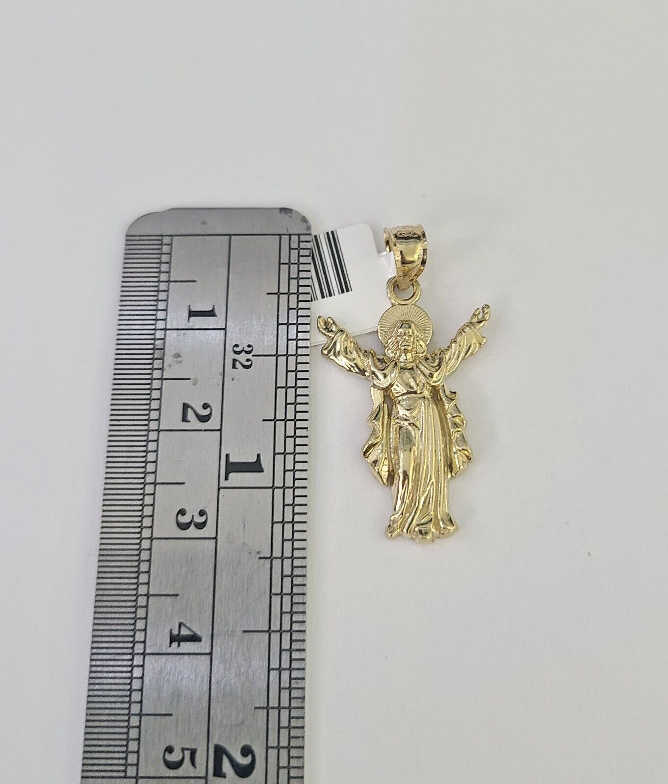 10k 2.5mm Rope Chain Jesus Pendant 18" - 30" Yellow Gold Set Charm Necklace - Reva Jeweler