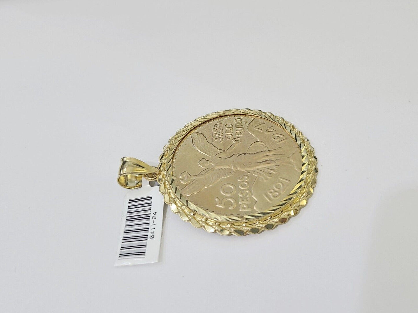 10k Centenario Coin Solid Yellow Gold 50 Pesos 1947 Mexico/Mexican Coin - GoldenlinQ