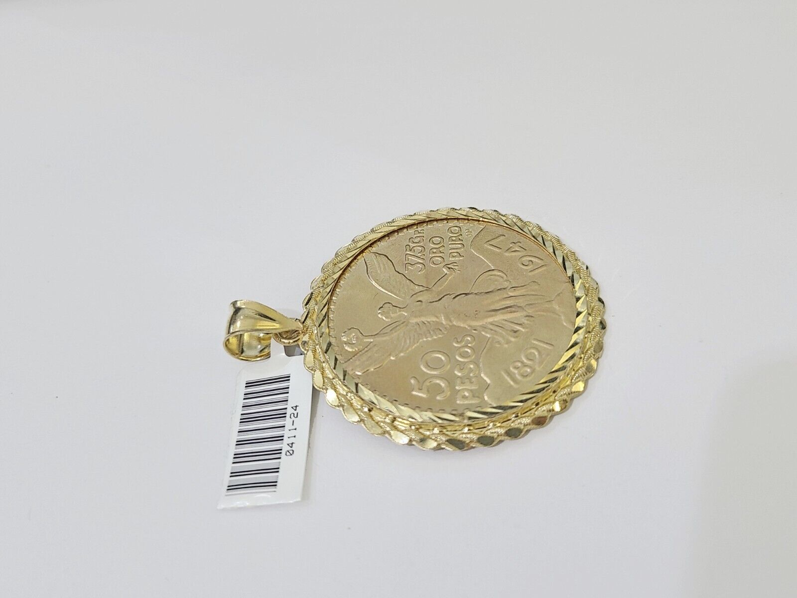 10k Centenario Coin Solid Yellow Gold 50 Pesos 1947 Mexico/Mexican Coin - GoldenlinQ