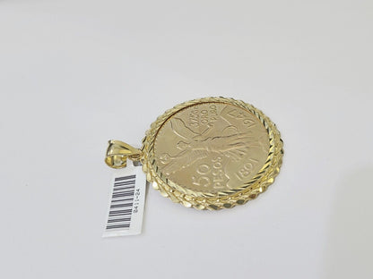 10k Centenario Coin Solid Yellow Gold 50 Pesos 1947 Mexico/Mexican Coin - GoldenlinQ