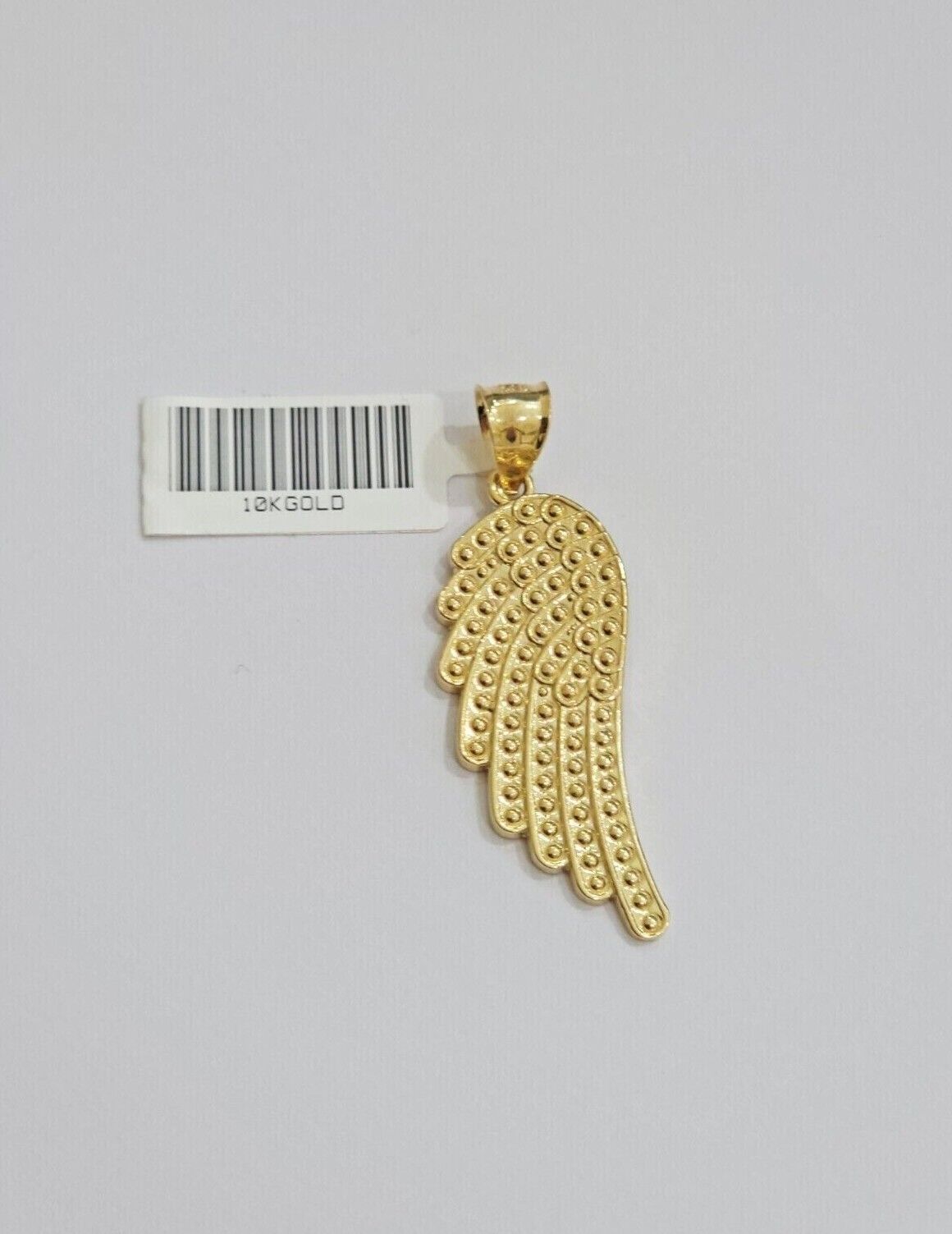 10k Gold Rope Chain Angel Wing Charm Pendant Set 18 - 28'' Inch 3mm Necklace REAL - Reva Jeweler