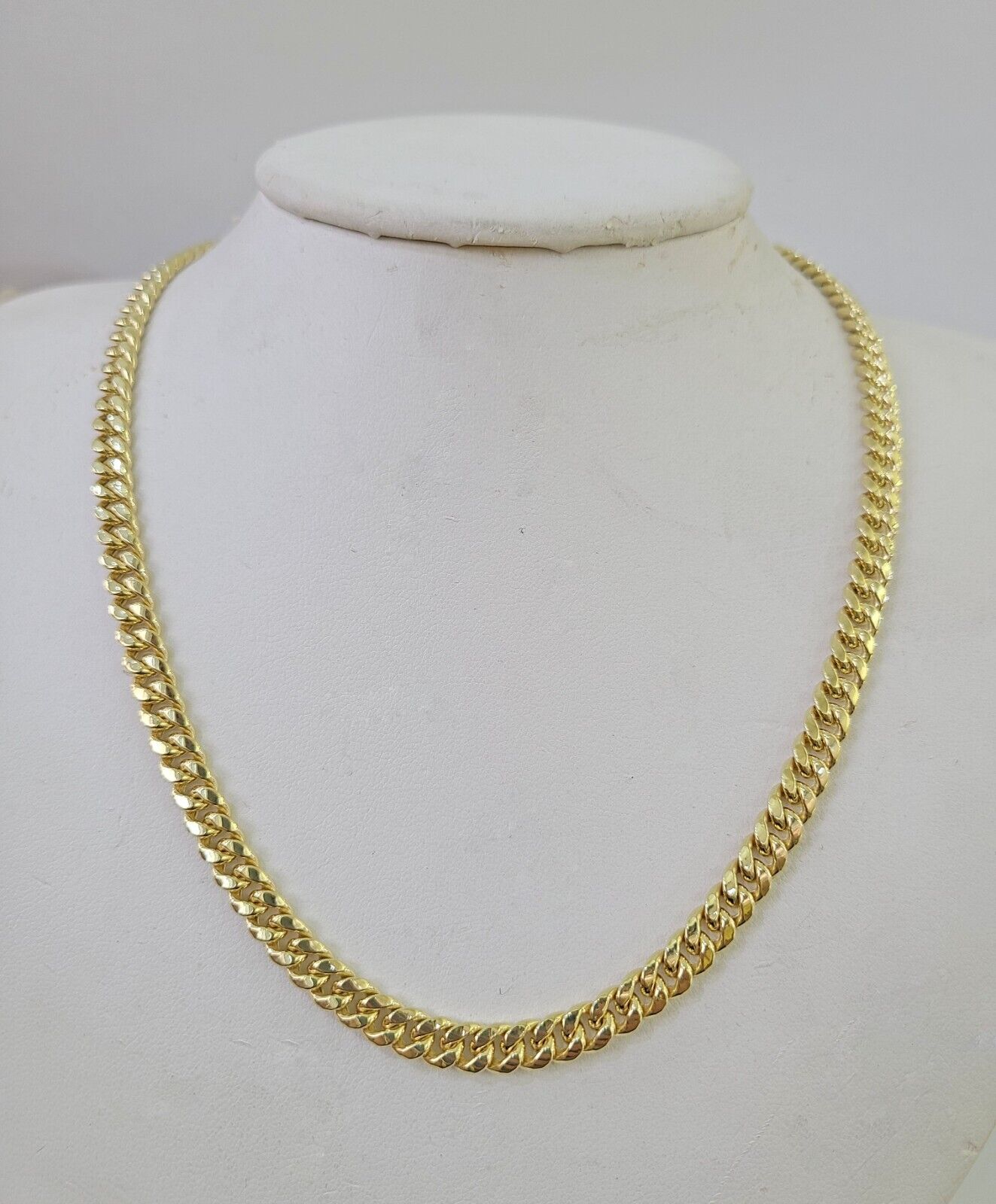 10K Miami Cuban Link Chain Yellow Gold Real 6mm 26 inch Necklace - GoldenlinQ