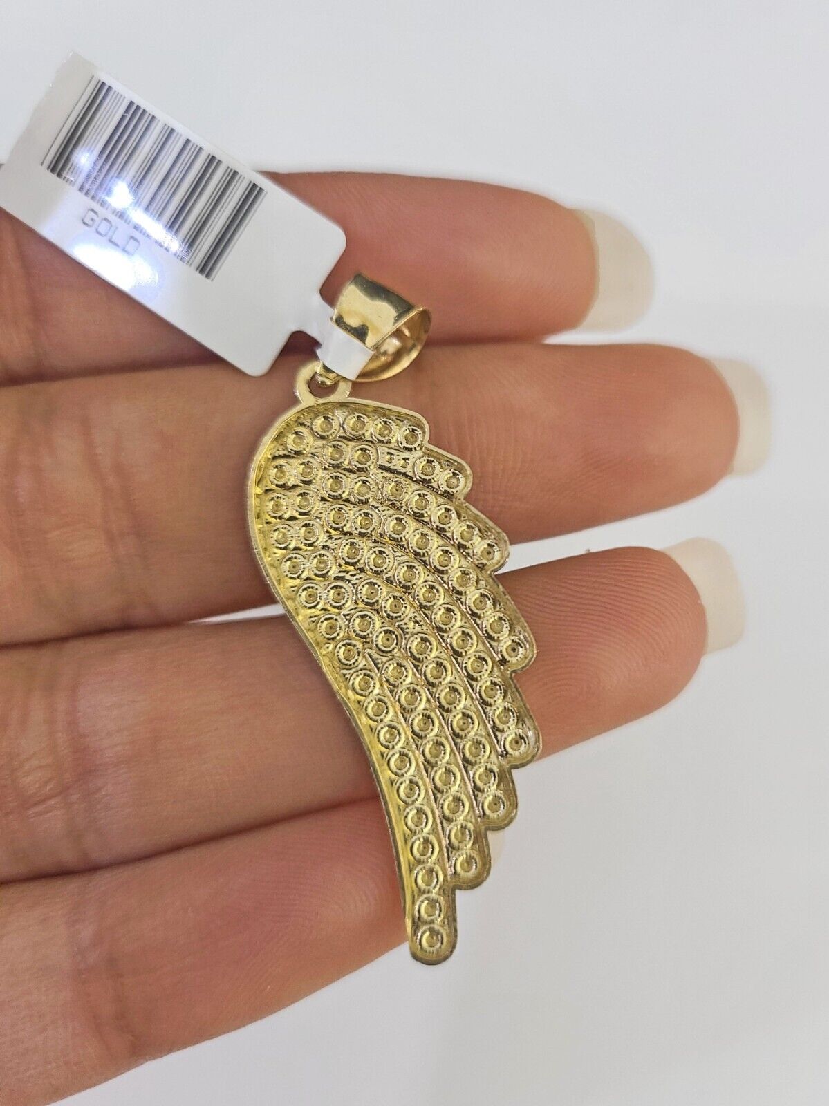 10k Milano Rope Chain Wings Charm Necklace SET 3mm 18" 20" 22" 24" - GoldenlinQ