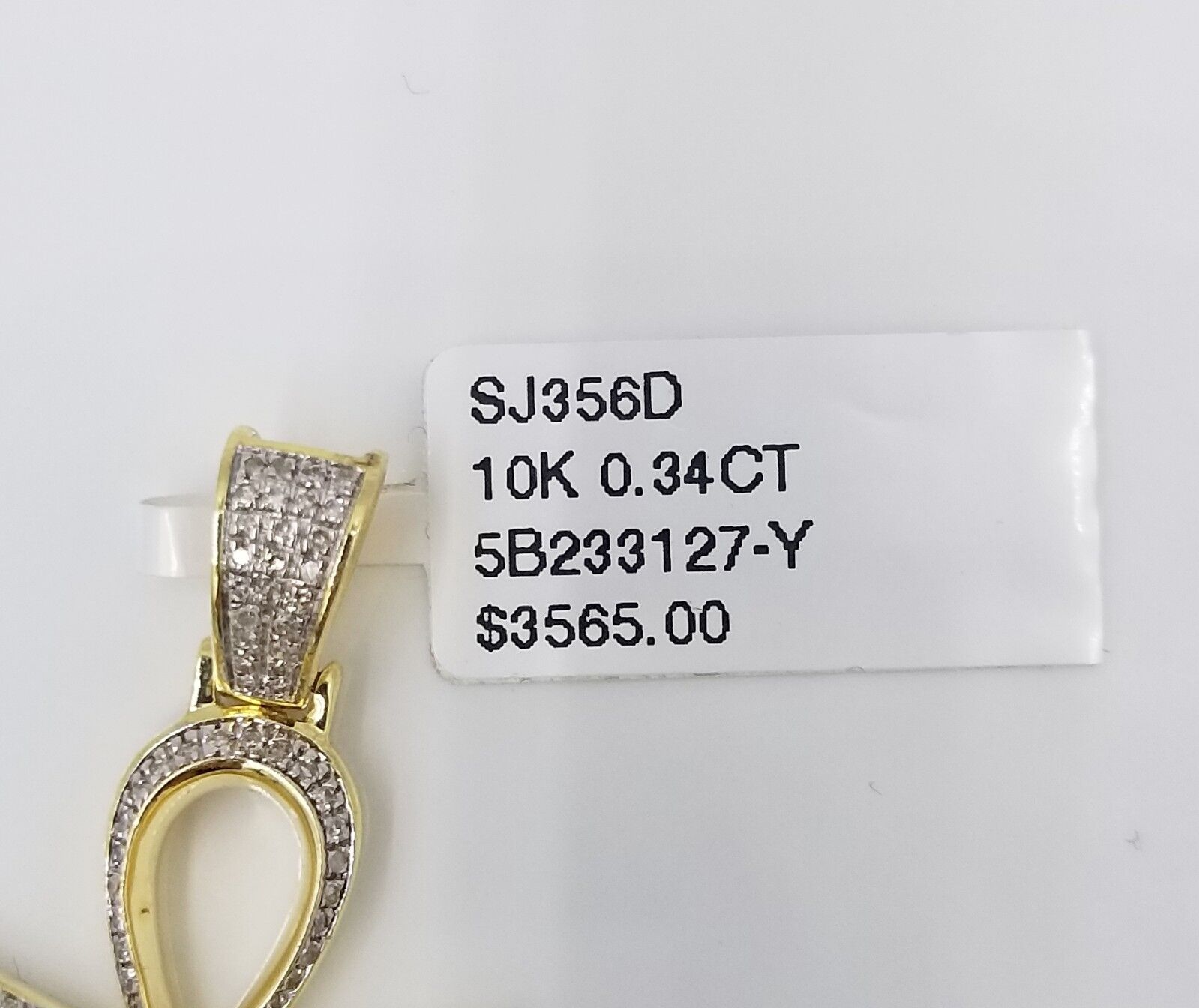 10k Real Gold Cross Evil Eye Pendant Genuine Diamonds Charm 10KT - Reva Jeweler