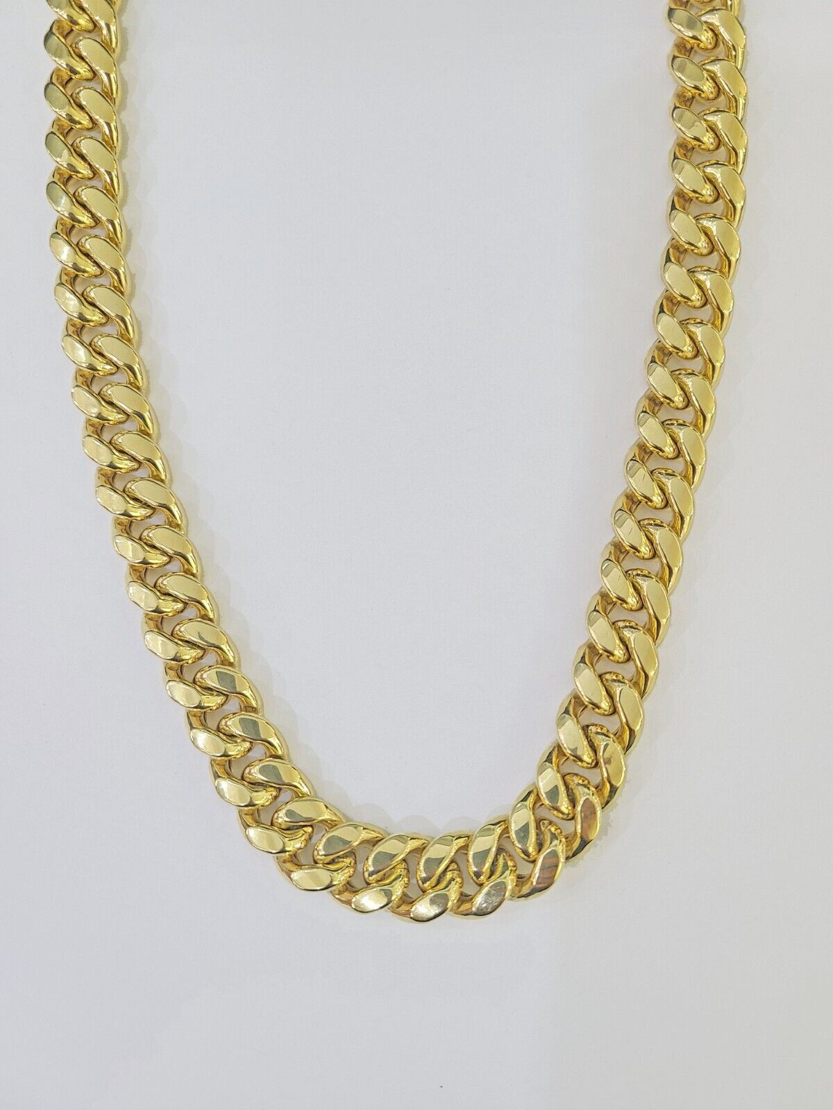 10k Real Miami Cuban Royal Link Chain 24 inch 13mm Genuine Yellow Genuine - Reva Jeweler