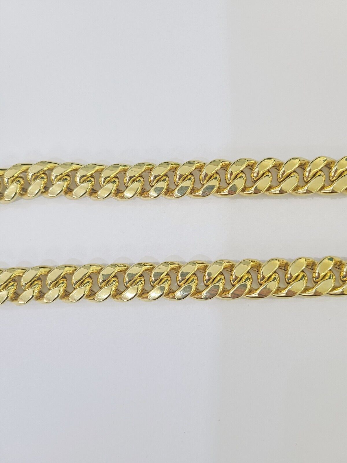 10k Real Miami Cuban Royal Link Chain 24 inch 13mm Genuine Yellow Genuine - Reva Jeweler