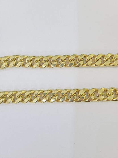 10k Real Miami Cuban Royal Link Chain 24 inch 13mm Genuine Yellow Genuine - Reva Jeweler