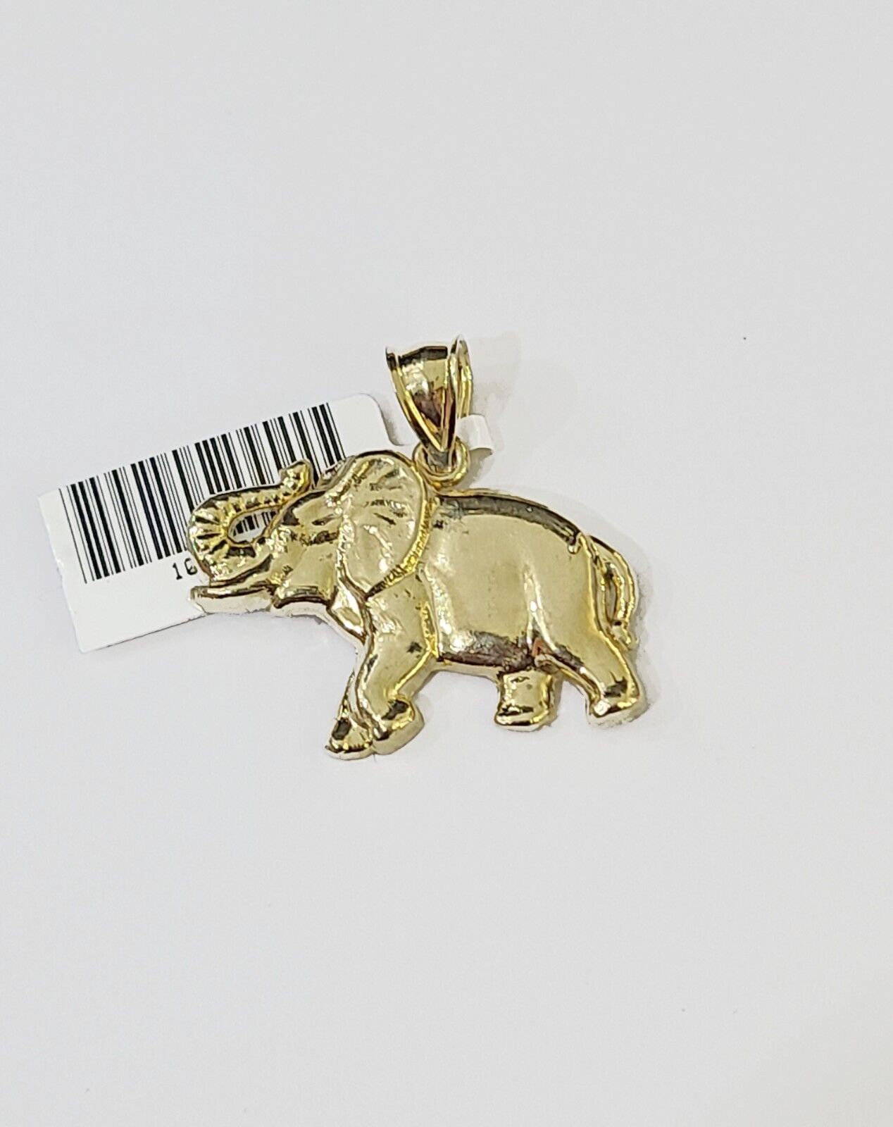 10K Real Yellow Gold Elephant Charm Pendant Gold 10k - Reva Jeweler