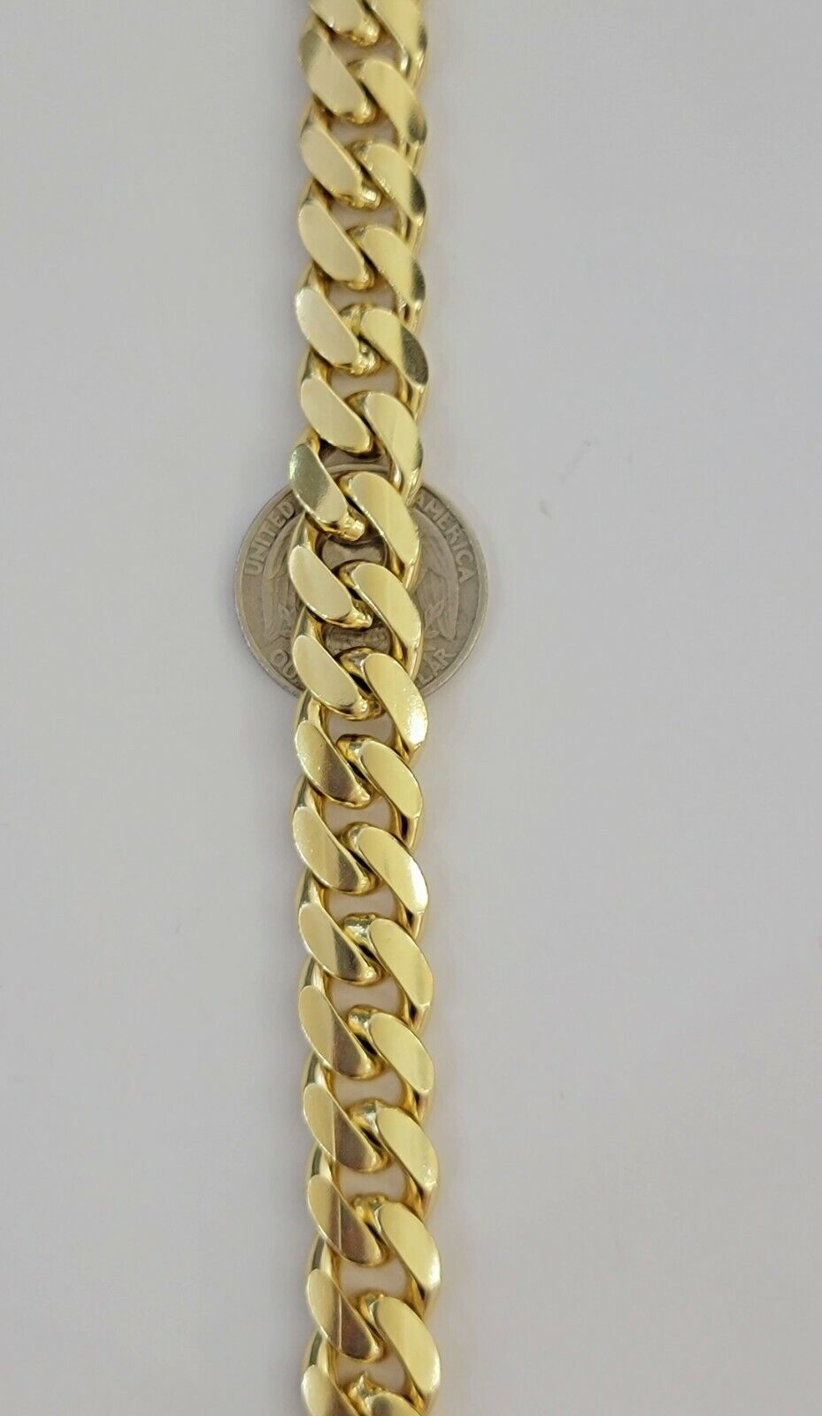 10k solid Yellow Gold Miami Cuban Bracelet 12.5 mm Link 9" inch Men's REAL 10kt - Reva Jeweler