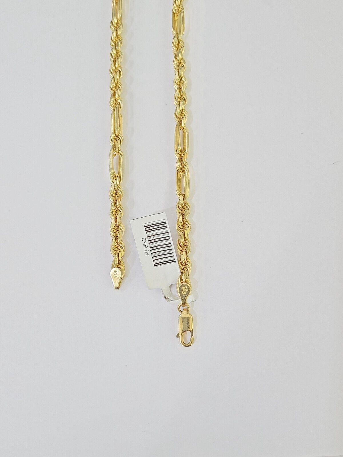10k Solid Yellow Gold Milano Rope chain 4mm 26Inches Genuine Necklace - Reva Jeweler
