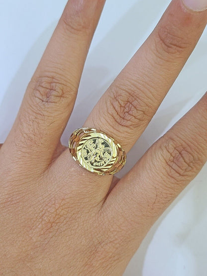 10k Yellow Gold 50 Pesos Ring 1947 Mexico/Mexican Ring - Reva Jeweler