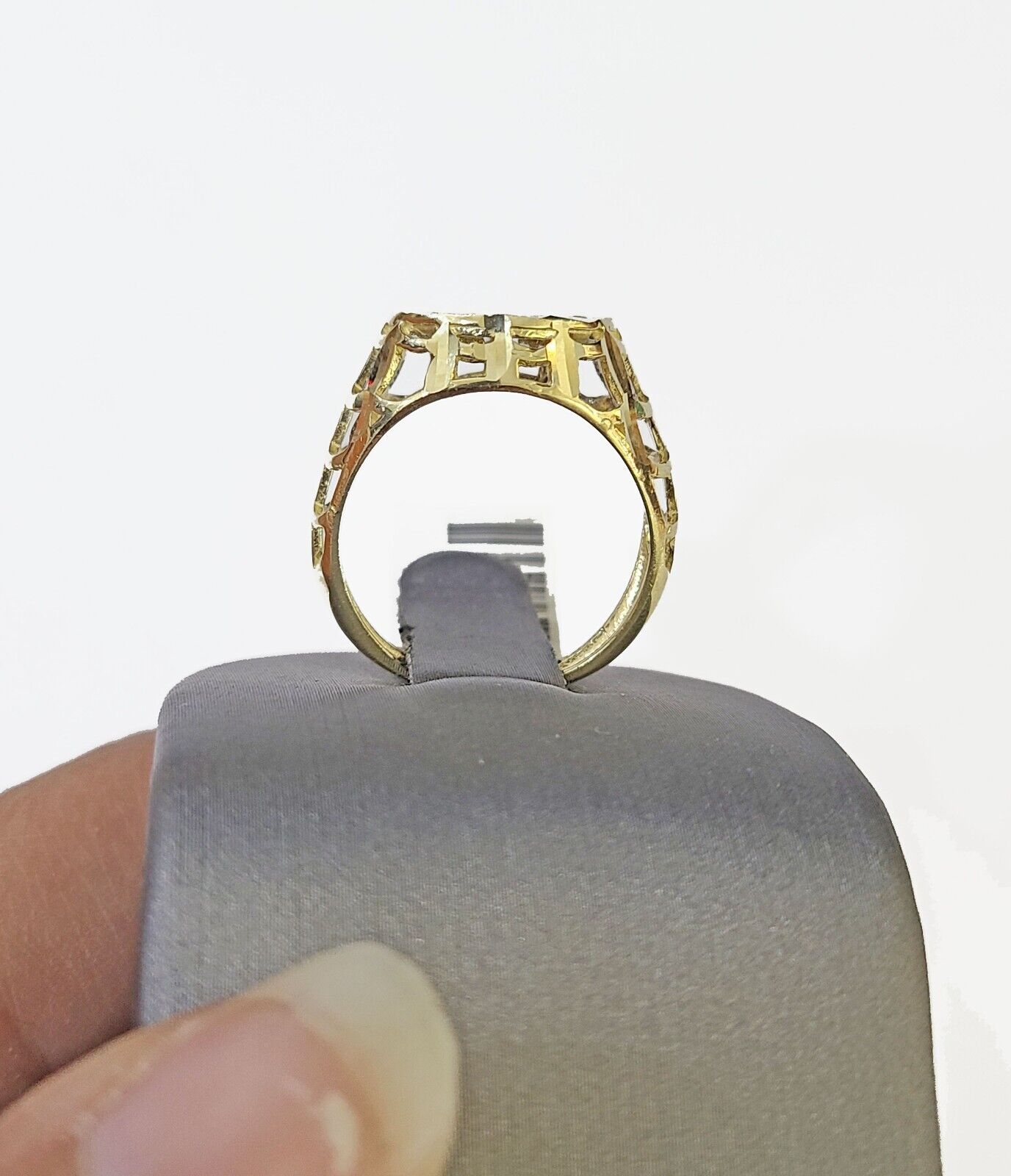 10k Yellow Gold 50 Pesos Ring 1947 Mexico/Mexican Ring - Reva Jeweler