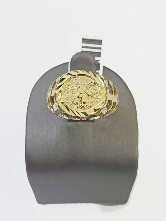 10k Yellow Gold 50 Pesos Ring 1947 Mexico/Mexican Ring - Reva Jeweler