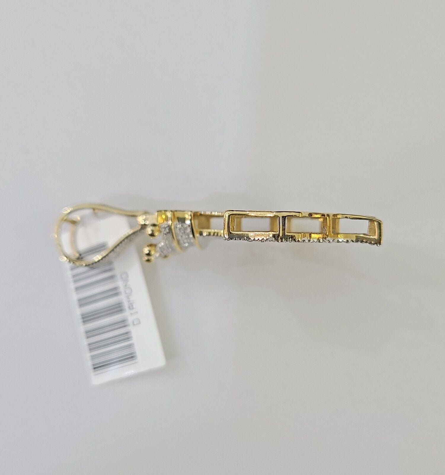 10k Yellow Gold Diamond Texas Map Charm Men Women Pendant Genuine 2" Real - Reva Jeweler