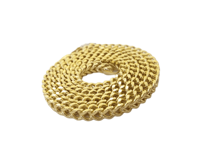 10k Yellow Gold Franco Chain 22 24 26 28" Inch Real Gold 5mm Necklace - Reva Jeweler