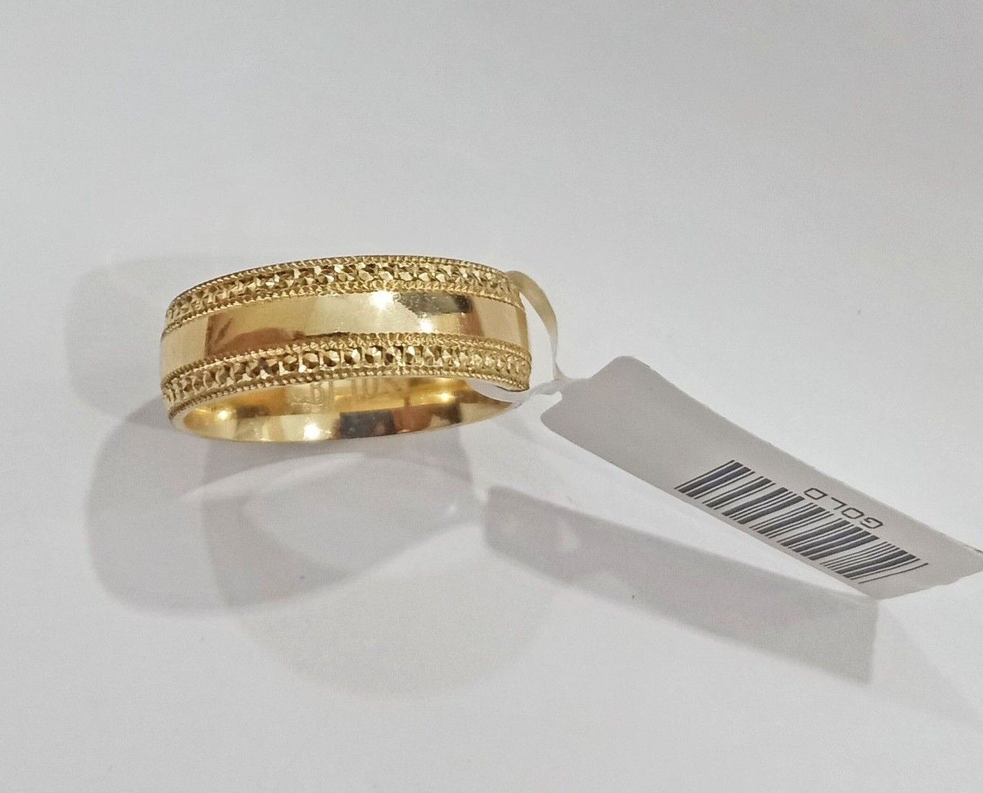 10k Yellow Gold Mens Band Engagement Wedding Ring Real 10kt gold Size 12 - Reva Jeweler