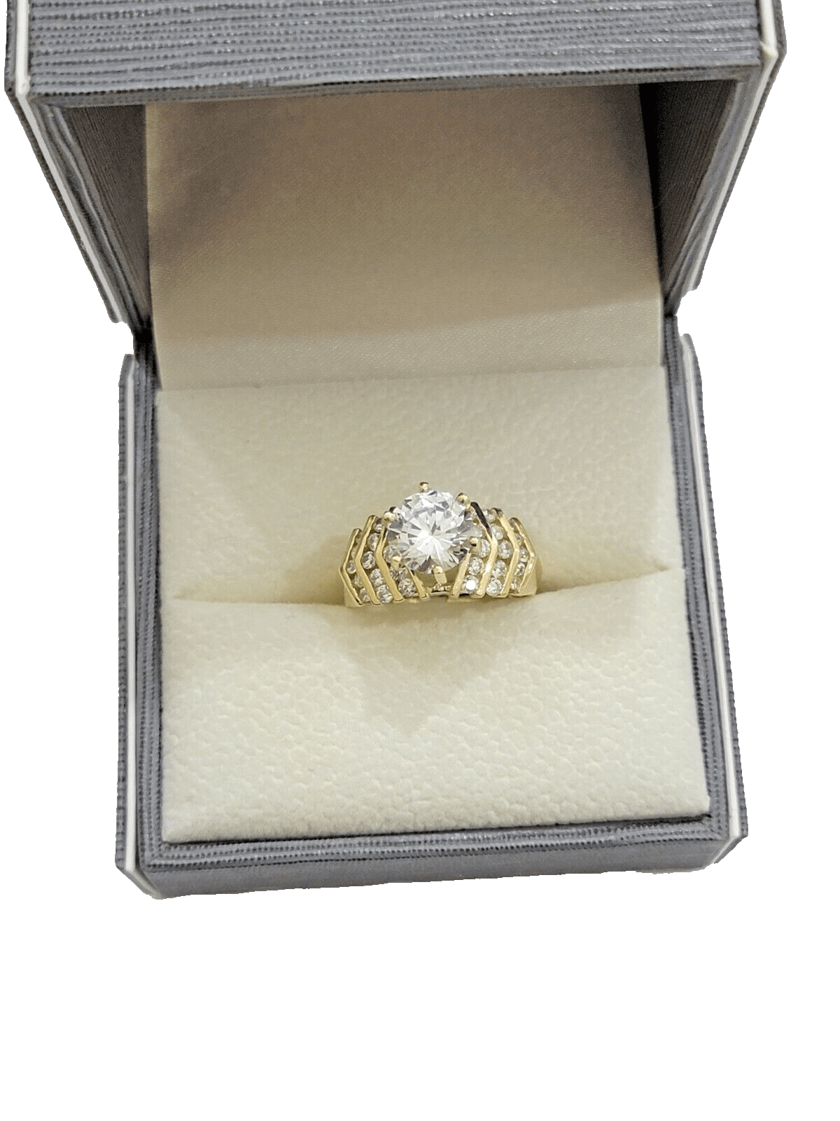 10k Yellow Gold Ring Ladies Wedding Band size 7 Real 10kt SALE Engagement Women - Reva Jeweler