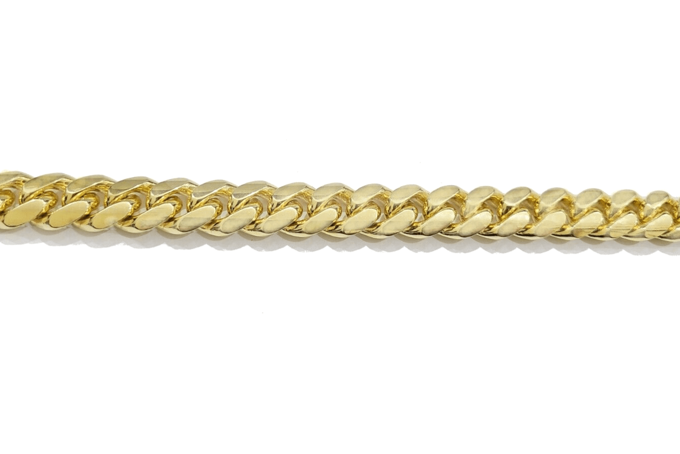 13mm 14k Gold Bracelet Mens 9 Inch Solid 14kt Yellow Gold Miami Cuban Link REAL - Reva Jeweler