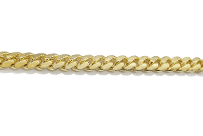 13mm 14k Gold Bracelet Mens 9 Inch Solid 14kt Yellow Gold Miami Cuban Link REAL - Reva Jeweler