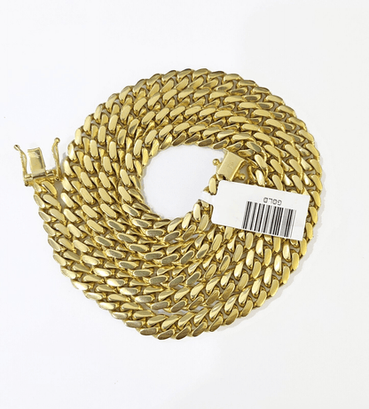 14k Gold Miami Cuban Link Chain Necklace 6mm 26" Box Lock REAL 14kt Yellow Gold