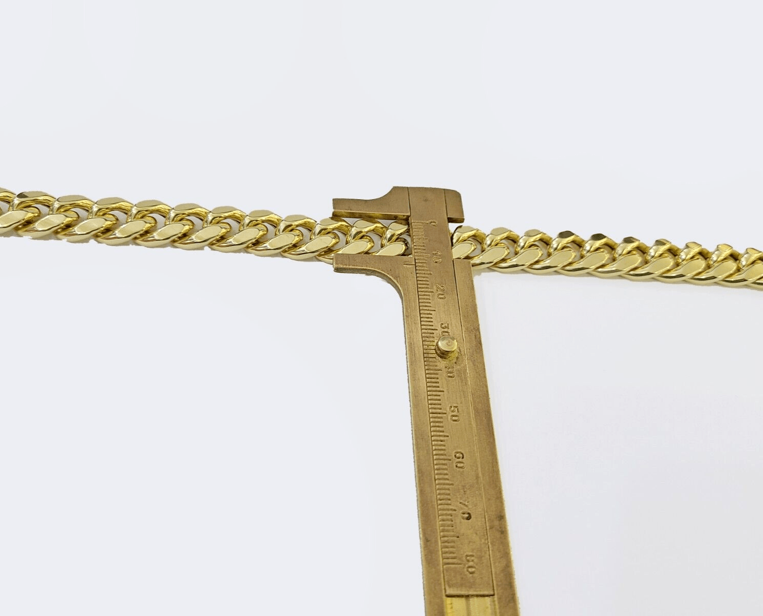 14K Real Yellow Gold Miami Cuban Bracelet 12 mm Link 9" inch 14K - Reva Jeweler