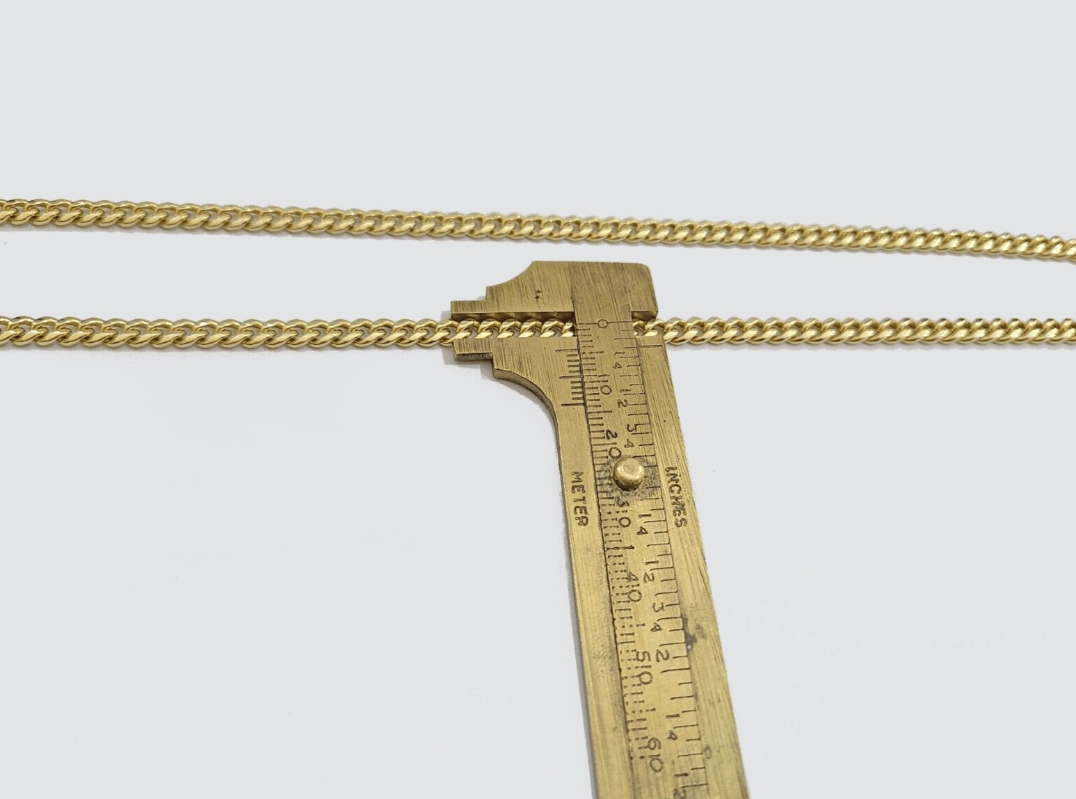 14k Yellow Gold Miami Cuban Chain 24 Inch Necklace Texas Map Charm Pendant Real - Reva Jeweler