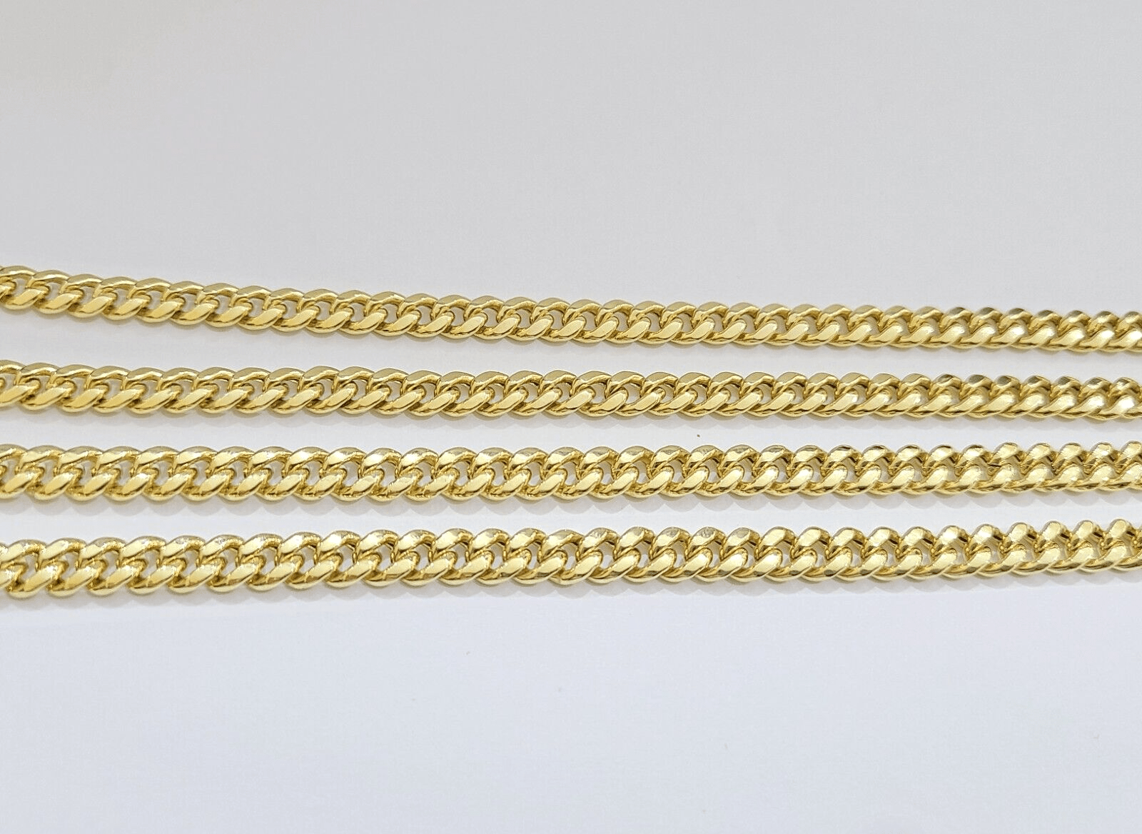 14k Yellow Gold Miami Cuban Link Chain 6mm 22" Necklace Box Lock REAL 14kt - GoldenlinQ