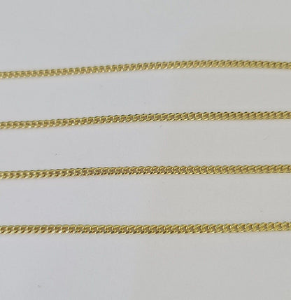 14k Yellow Gold Miami Cuban Link Chain Necklace 2mm 18 - 26 Inches Real - GoldenlinQ