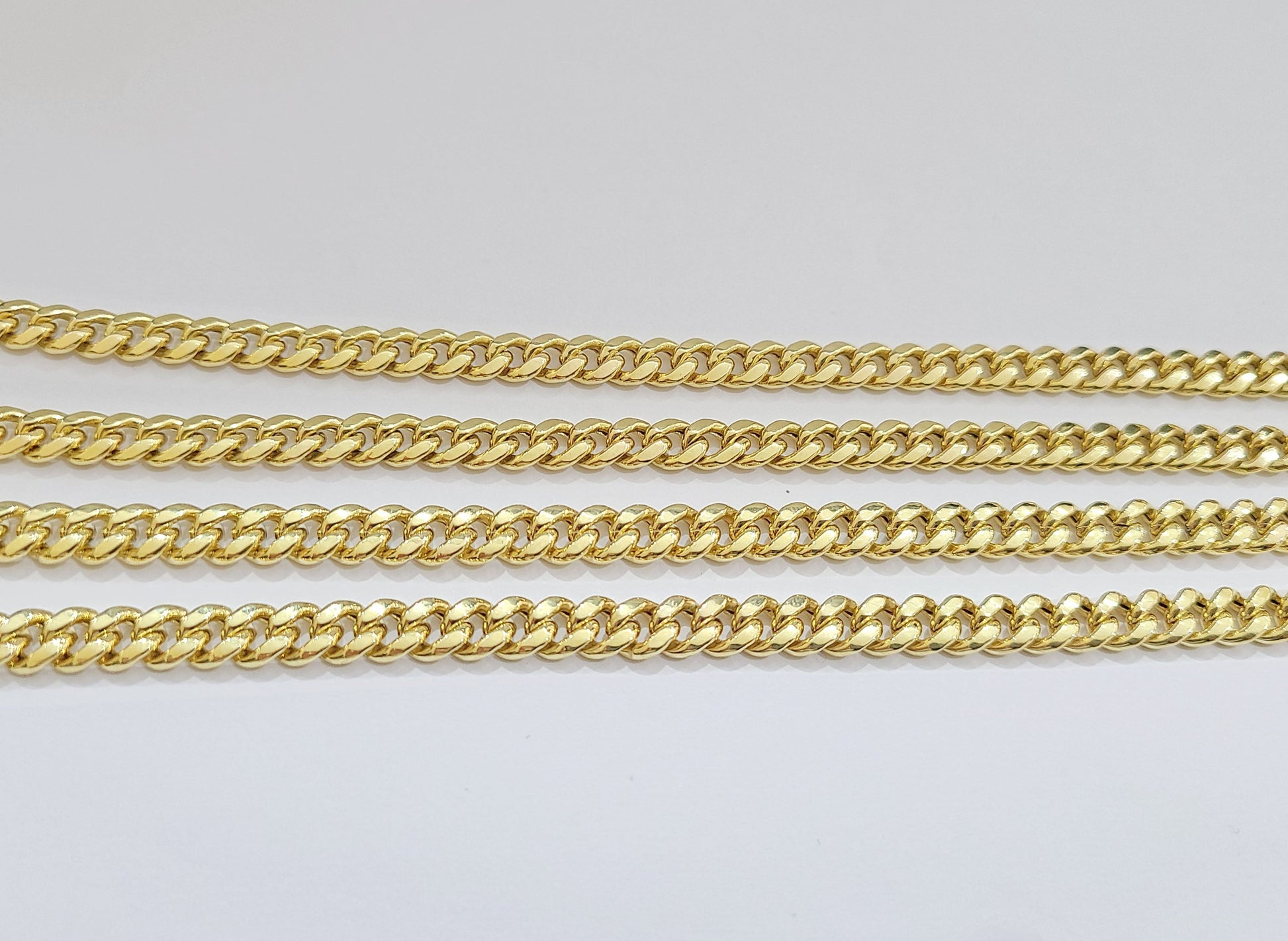 Real 14k Yellow Gold 7mm Miami Cuban Link Chain 22" Necklace Box Lock