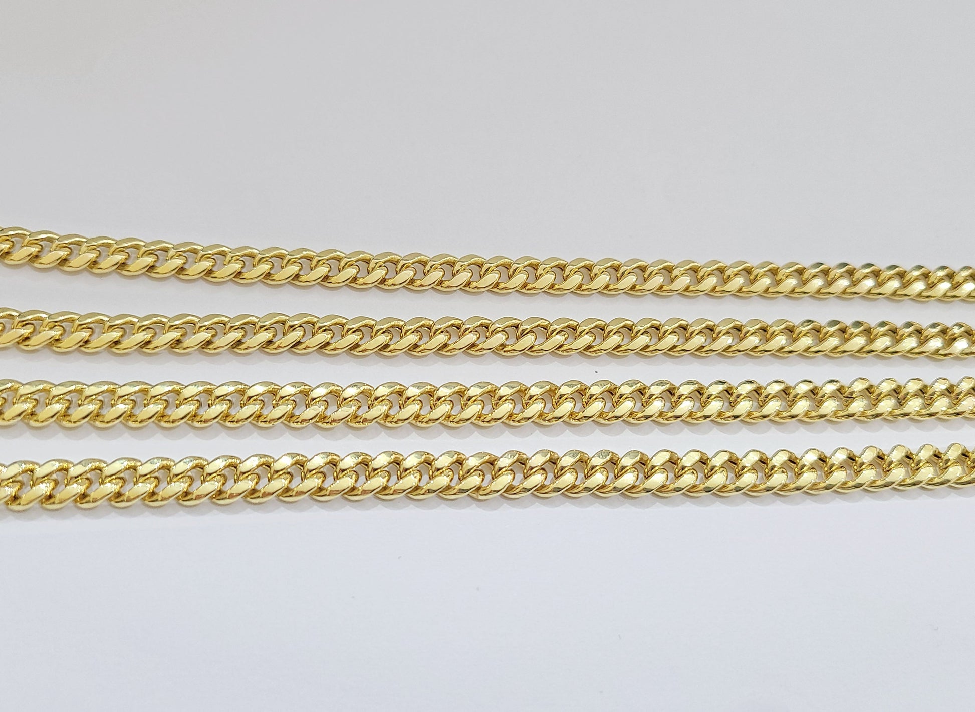 Real 14k Yellow Gold 7mm Miami Cuban Link Chain 20" Necklace Box Lock