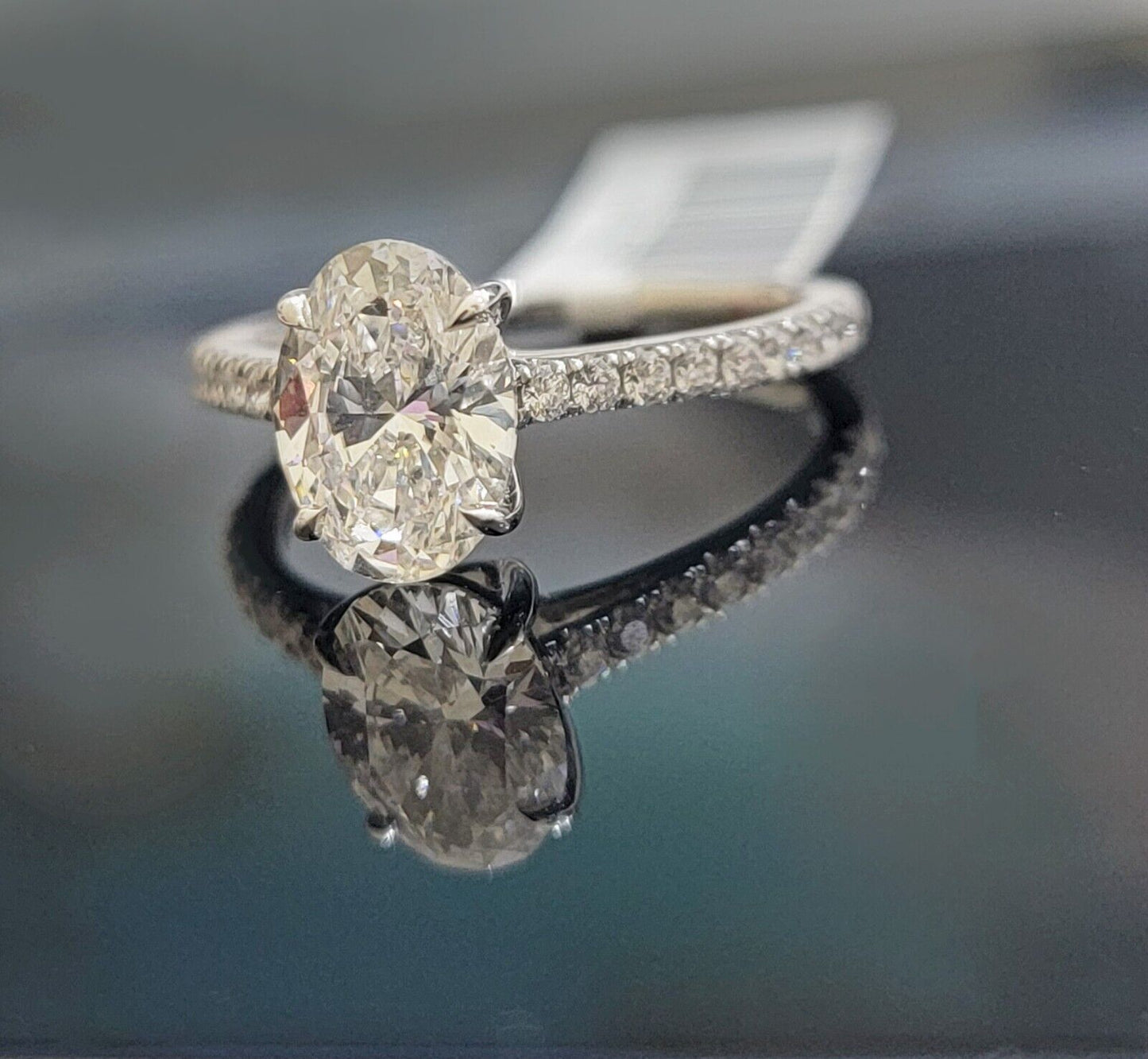 1.75 CT Diamond Solitaire 14k Gold Engagement Wedding Ladies Ring lab - created - Reva Jeweler