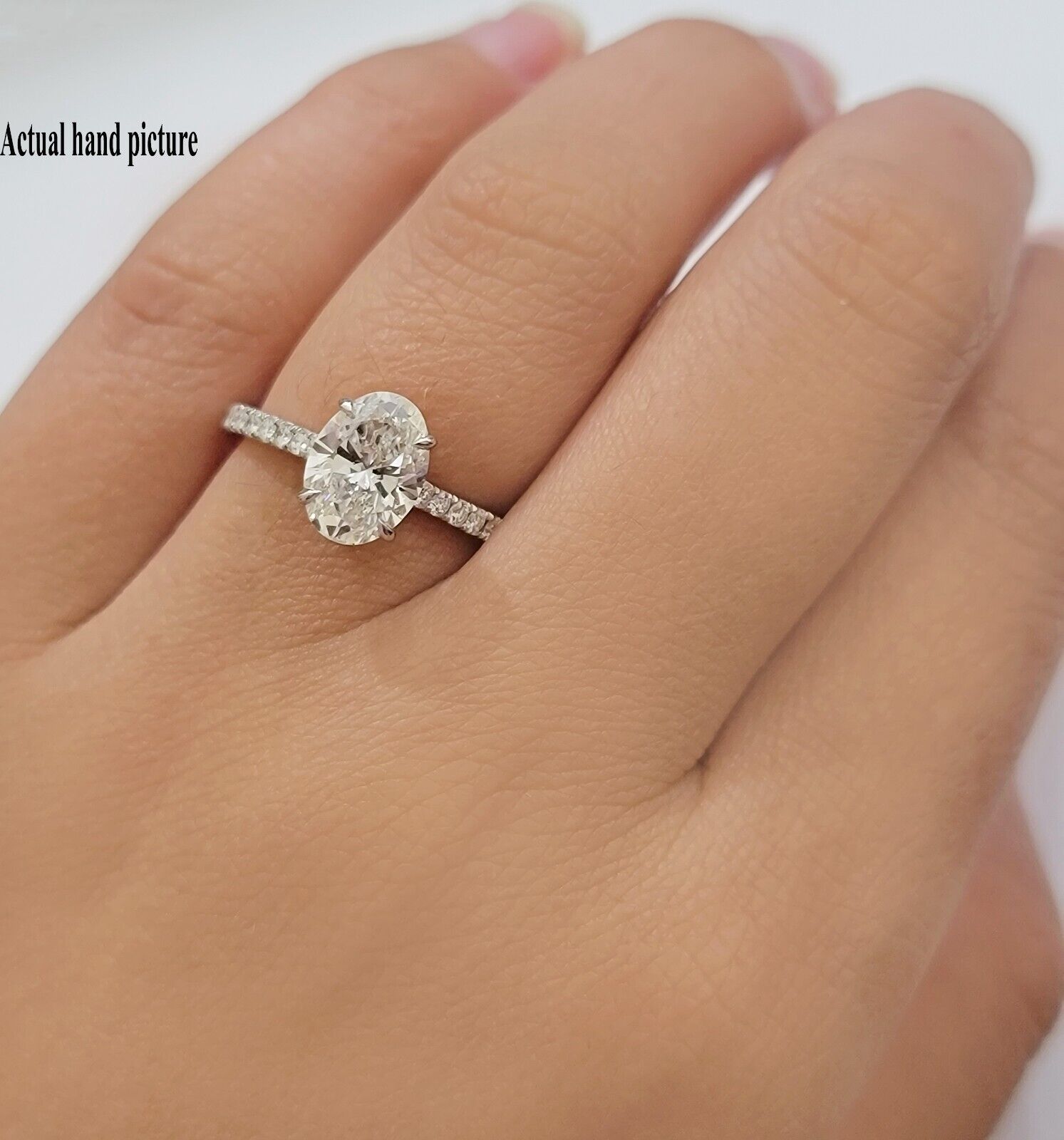 1.75 CT Diamond Solitaire 14k Gold Engagement Wedding Ladies Ring lab - created - Reva Jeweler